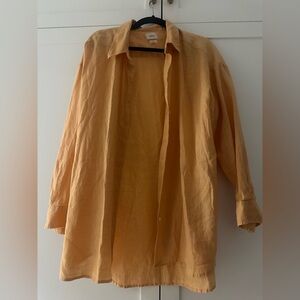 Wilfred Relaxed Linen Shirt Size Medium